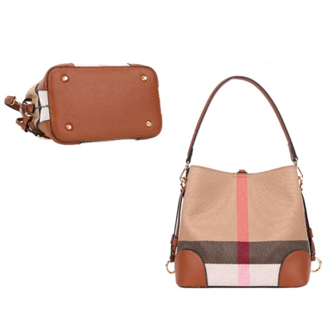 Santorini Elegant Shoulder & Crossbody Bag – Chic Designer Tote for Stylish Women