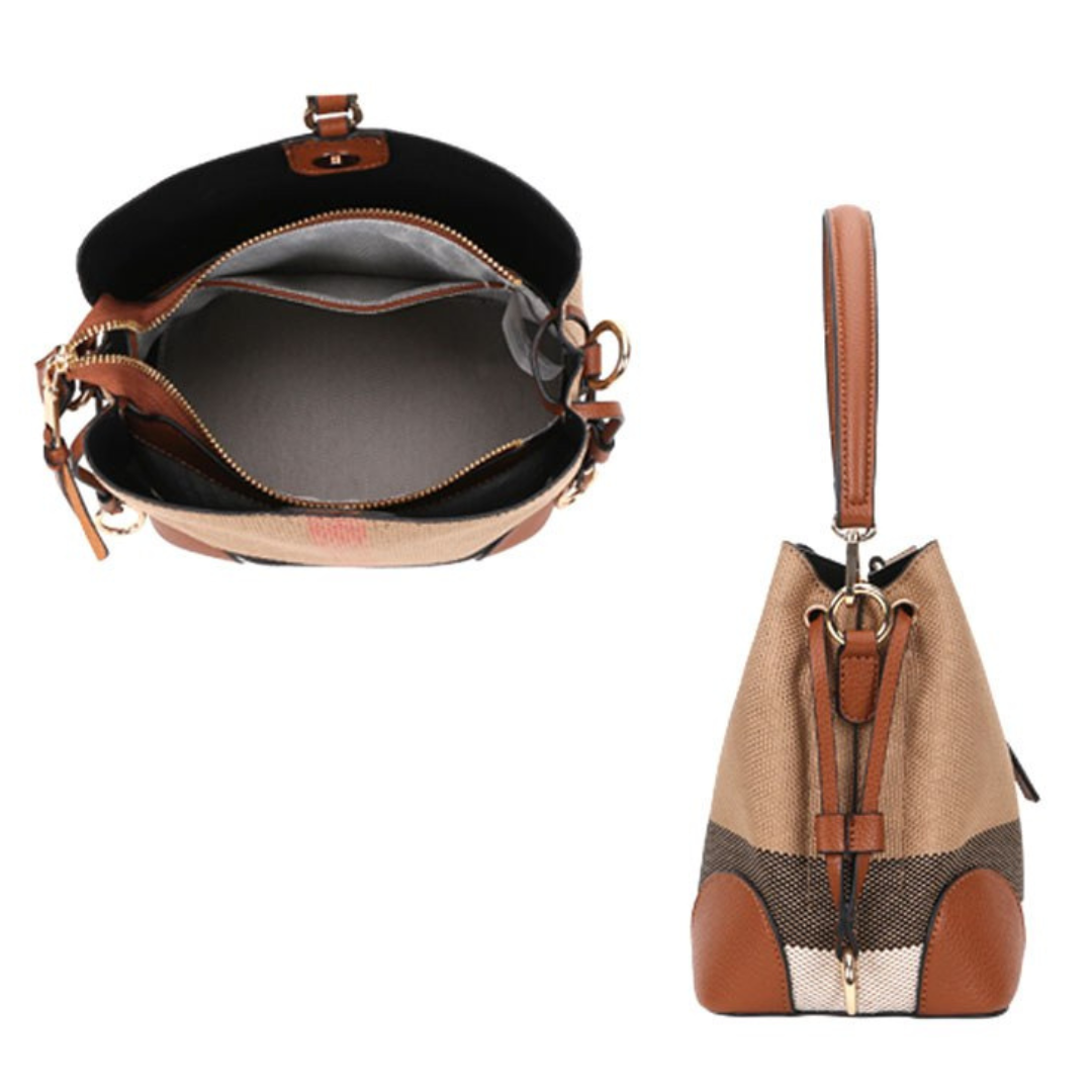 Santorini Elegant Shoulder & Crossbody Bag – Chic Designer Tote for Stylish Women